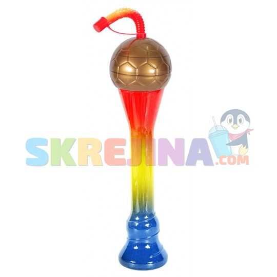 Атрактивни Чаши с Футболна топка За Скрежина, Смути И Фреш 350мл