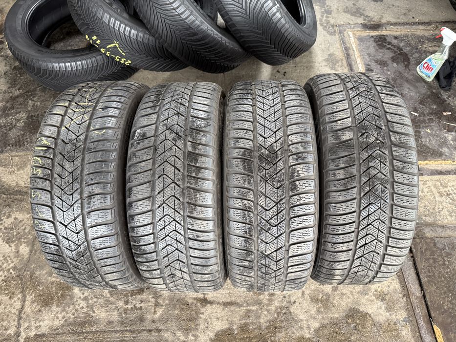 Jante Aliaj 17" Mercedes cu Anvelope Iarna Pirelli