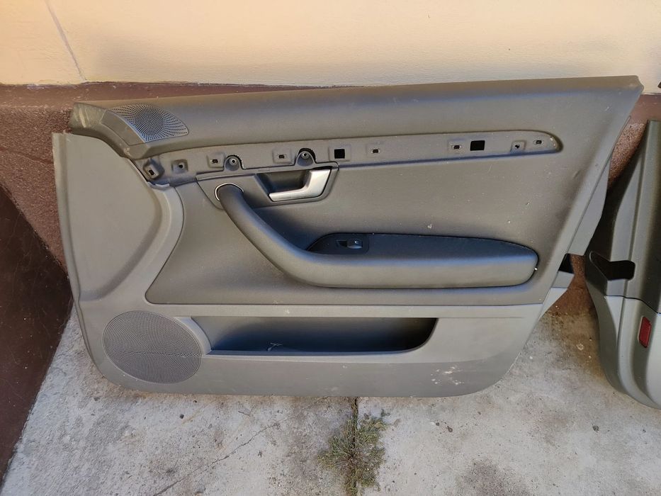 Fete portiera portiere fata spate stanga dreapta negre cu gri Seat Exeo Audi A4 B6 B7 3R1867105 / 3R0867306