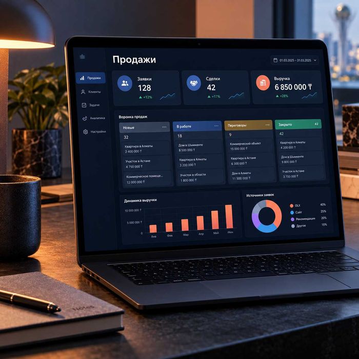 Приложение для вашей компании: контроль заявок, заказов и работы в CRM