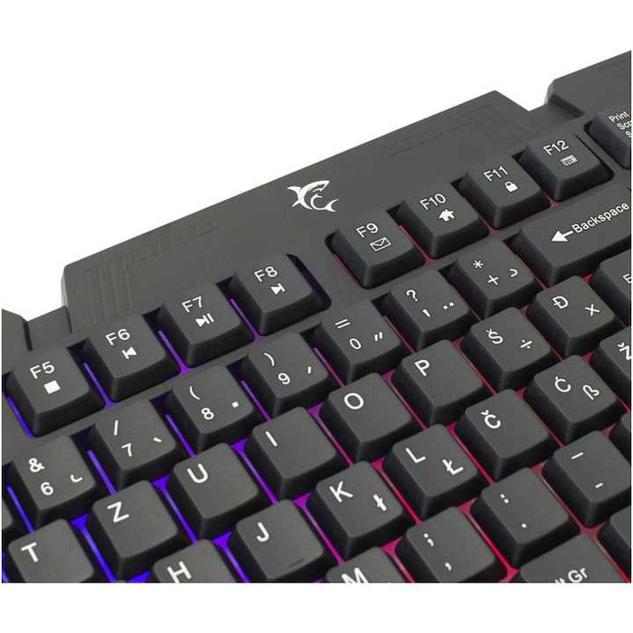 Tastatura Gaming RGB WHITE SHARK