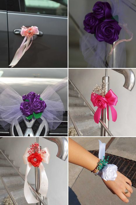 Buchete si aranjamente cu trandafiri din satin sau sapun