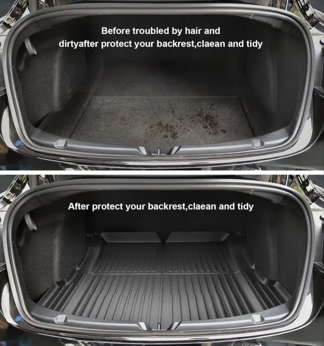 Set 4 covorase auto cauciuc tesla model 3