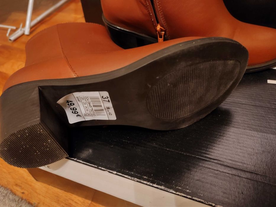 Боти естествена кожа 37 номер