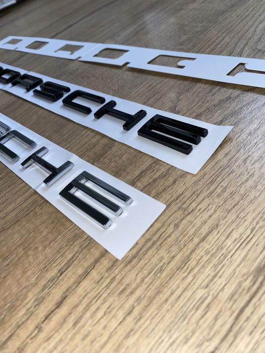 Scris Logo Emblema Spate Haion Portbagaj Porsche