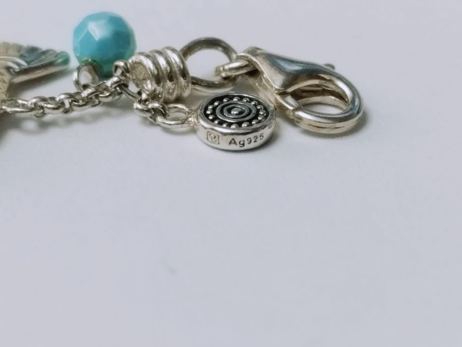 Vechi pandantiv charm Thomas Sabo, Ethno Fish Charm - 1325-646-17, din argint de 925, cu pandantiv pește
