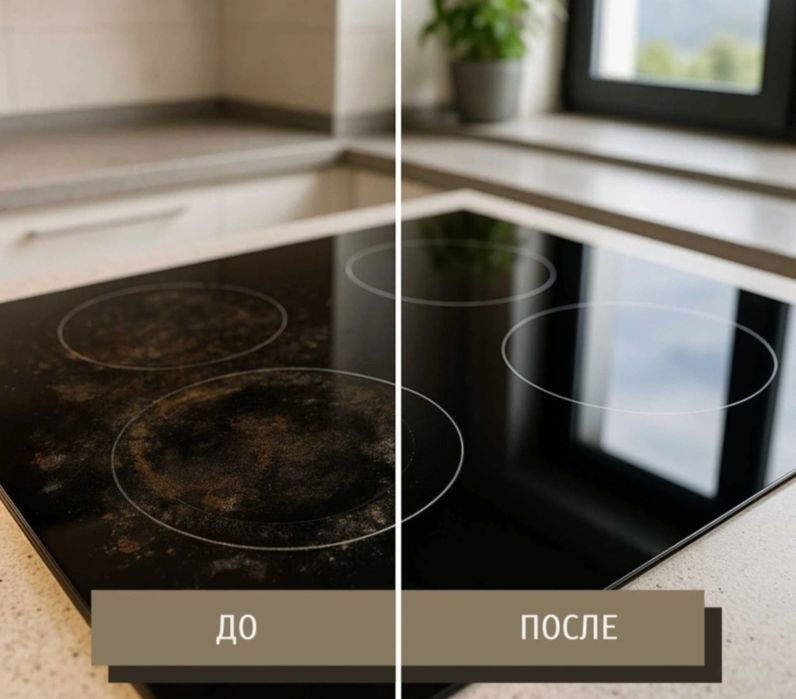 Чистка электро плиты