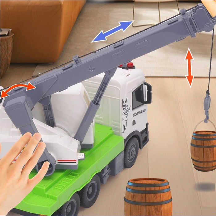 Официално лицензирана играчка за камион Scania с фрикционно задвижване