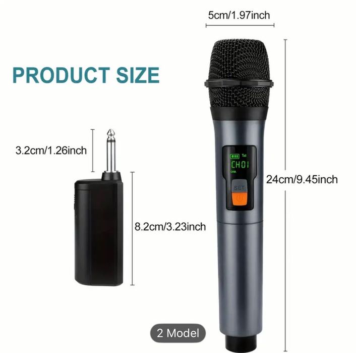 Set microfoane sau microfon wi fi NOU fara fir