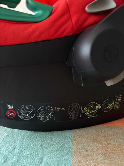 Cybex Aton S2 i-Size Infant Car Seat 0-24m Hibiscus Red