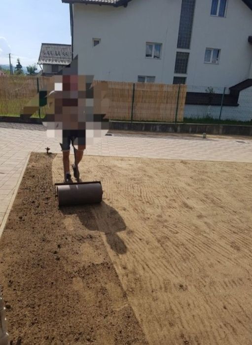 SE ÎNCHIRIAZĂ Cilindru-tavalug +semanatoare gazon