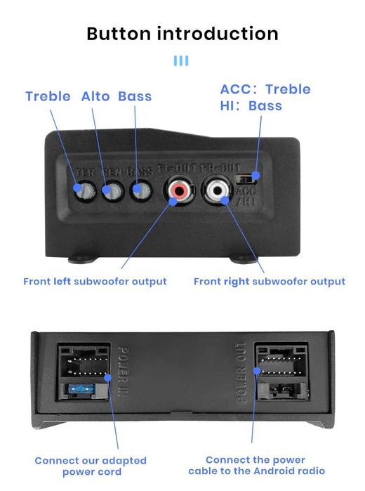 DSP Аудио усилвател за Аndroid Мултимедии/Навигации