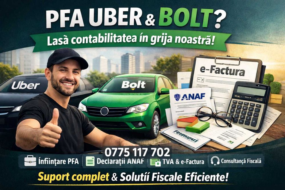 Masina uber/bolt - Contabilitate - Înființare PFA