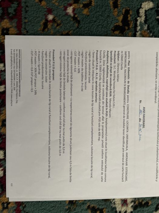 Salicea - teren intravilan + drum