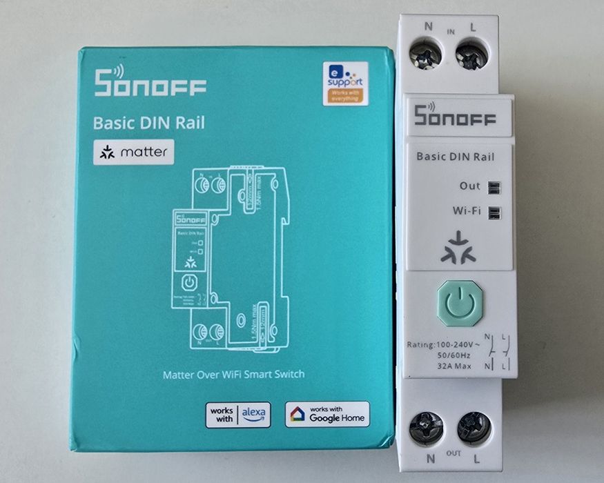 Releu Matter Sonoff DIN Rail Basic 1GSP