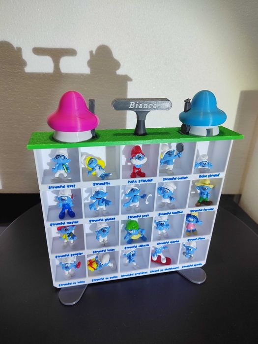 Casuta strumfi Kaufland personalizata