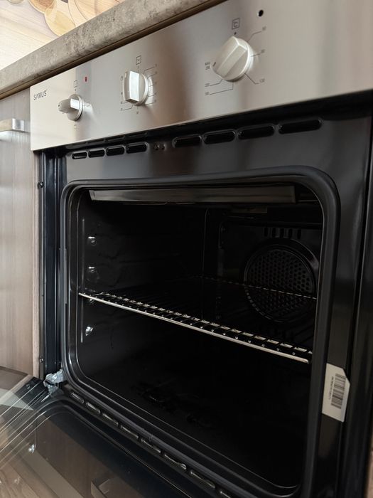 Set SAMUS: cuptor electric, plita, hota + chiuveta cu baterie CADOU