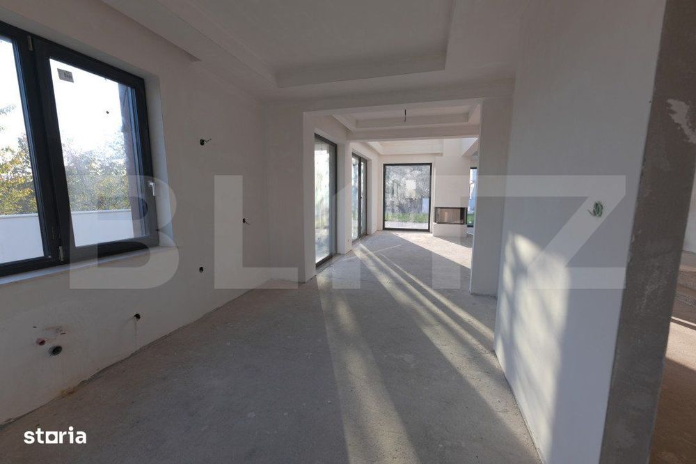 Vila Smart Home,tamplarie casa pasiva,jaluzele ascunse, semineu, sauna