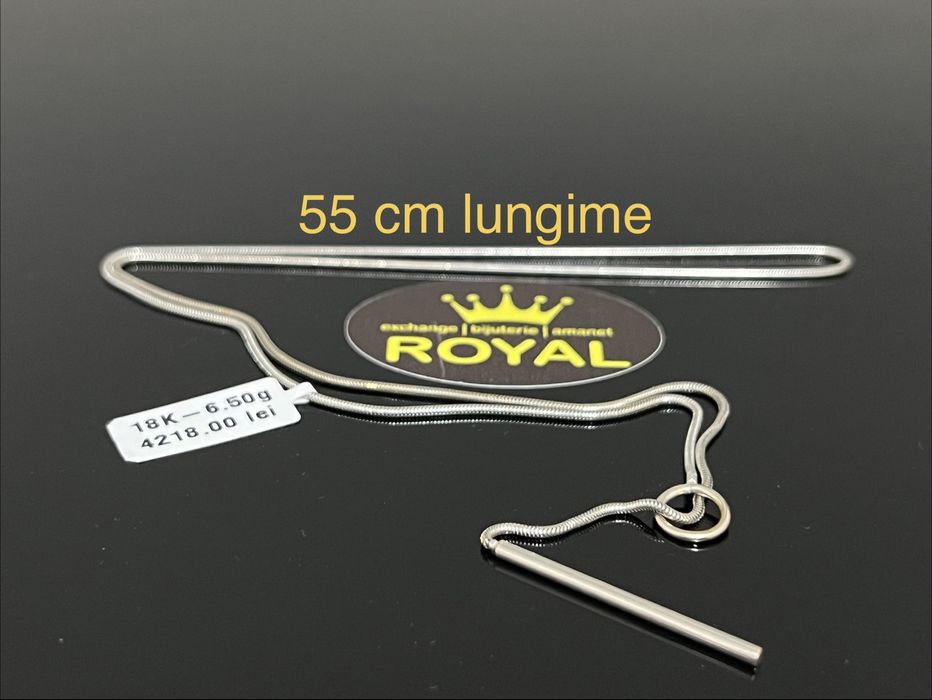 Bijuteria Royal CB : Lant dama aur alb 18k  6,50 grame