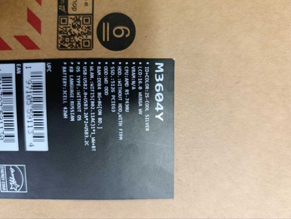 Ноутбук Noutbook ASUS VivoBook M3604Y (Yangi holatda) (Новый)