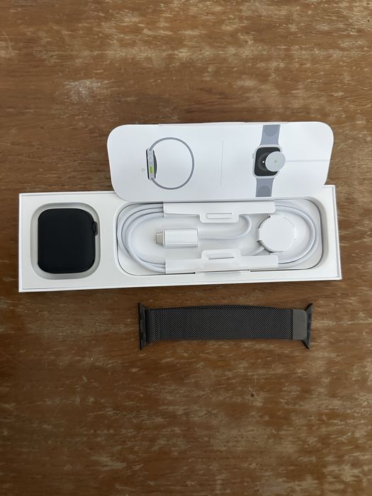 Apple watch series 9, Graphite Stainless Steel, gps+ cellular, 45mm