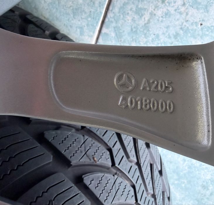 Jante aliaj R17 originale Mercedes C-Class W205 S205 C205 A205  225/50/17 M+S