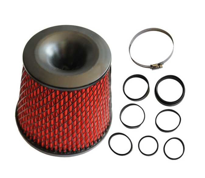 Универсален спортен, въздушен филтър с различни накрайници (втулки)