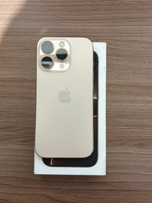 iPhone 16 pro, gold color
