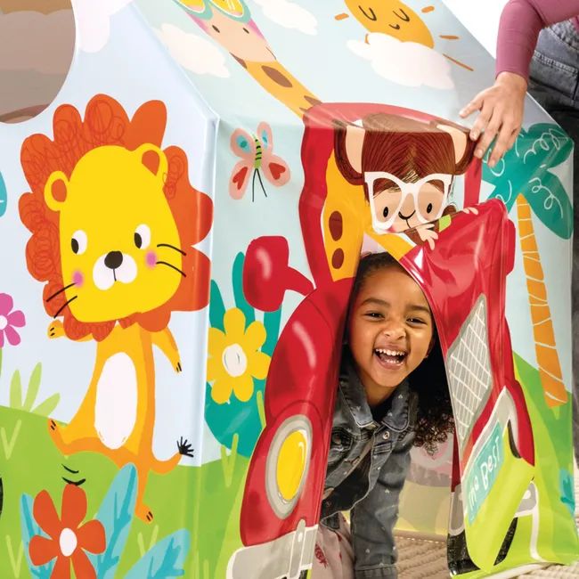 Детска палатка за игра Jungle Intex, цветна, 107 x 95 x 75 см