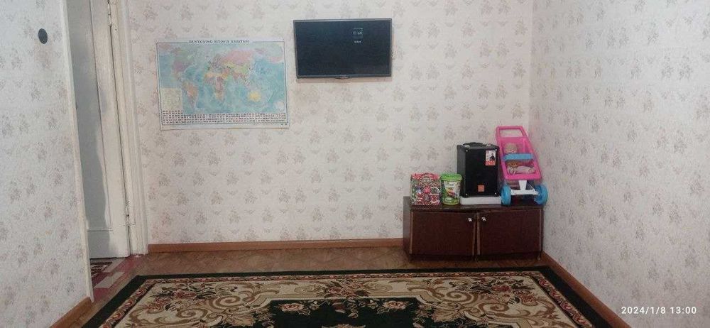 Учкудук туманида  арзон нархда 2 хоналик квартира срочно сотилади.