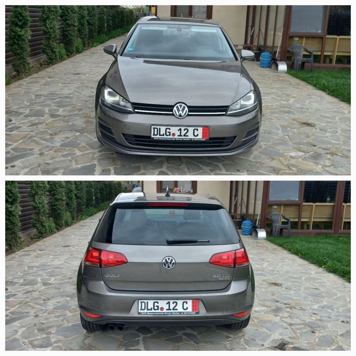 Vw golf 7/2.0tdi 150cp/2014 Euro5/ful led Bixenon/ piele /Cutie manuala 6+1 etc