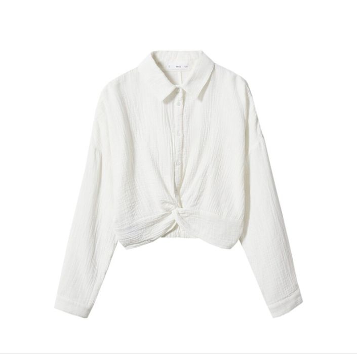 Ефектна бяла риза Mango