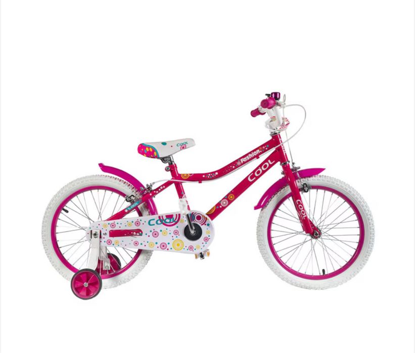 Bicicleta pentru fete Fashion Cool, 7-11 ani, roz.