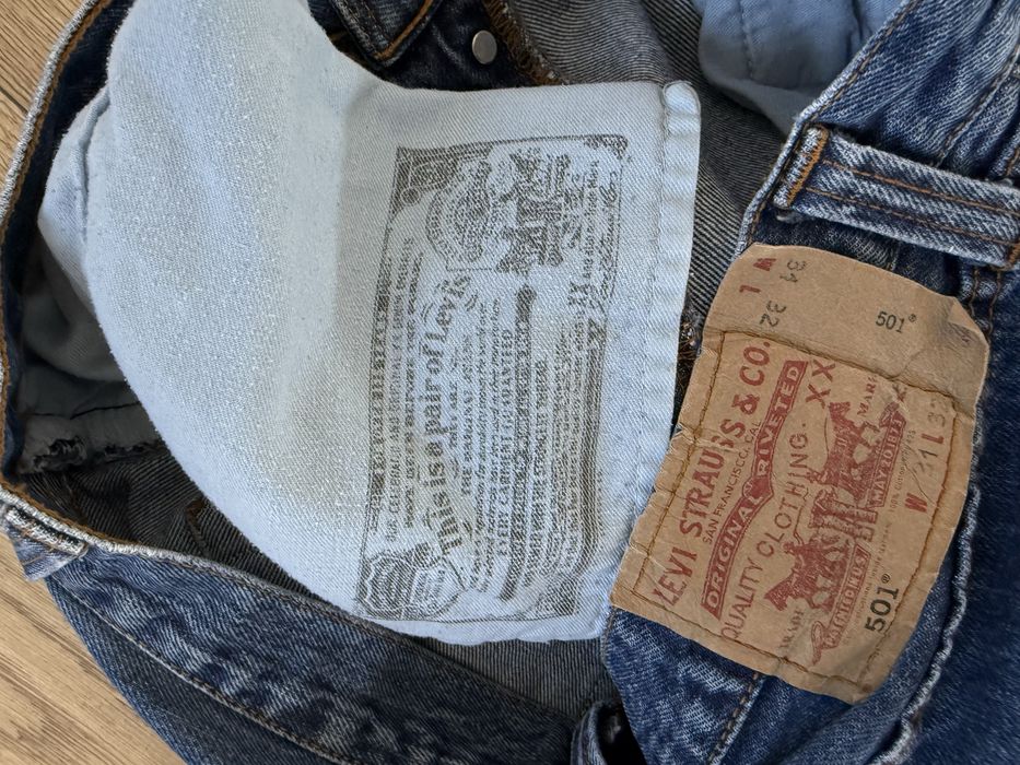 Blugi LEVIS 501 Albastru Barbati | Marime 31 x 32 (Talie 80 cm)