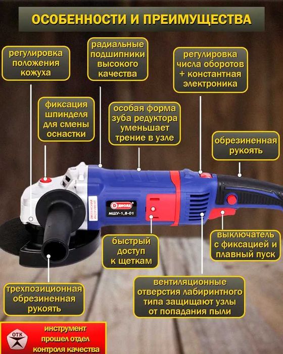 МШУ ДИОЛД 150мм 1800W