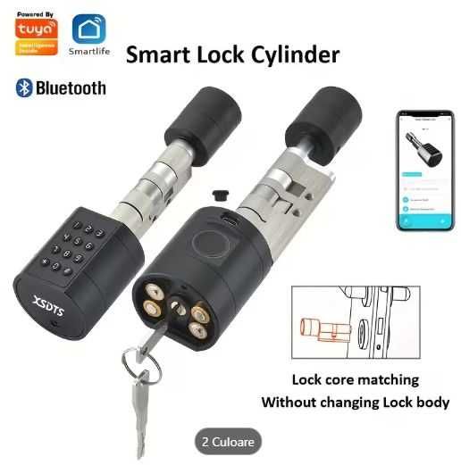 Broasca yala smart - amprenta, cheie, cifru, card, aplicatie telefon
