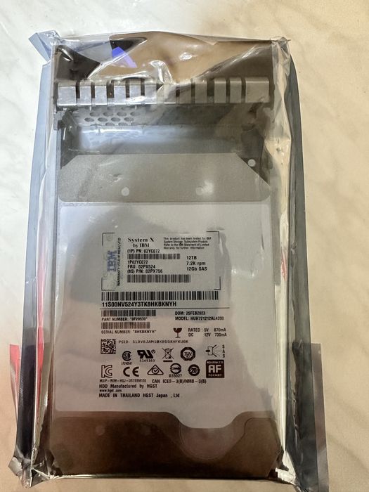 Жесткий диск 12 tb sas