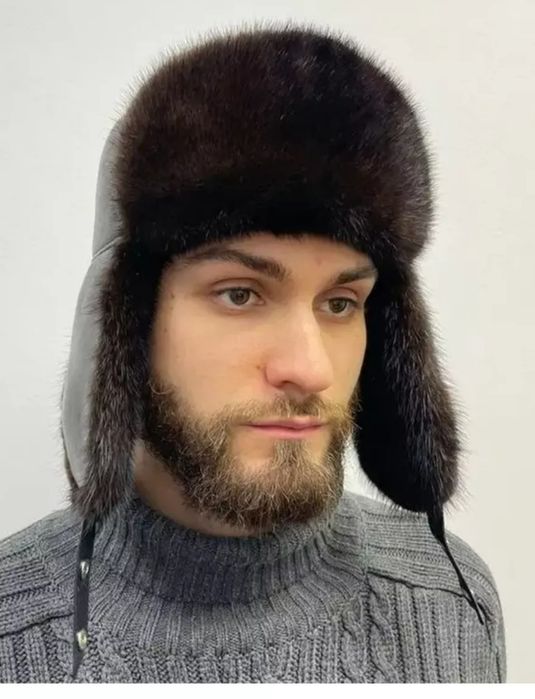 Шапка норковая мужская