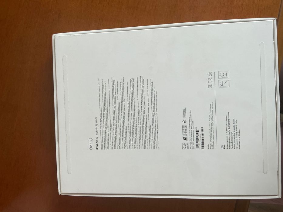 APPLE iPad Air 13” (M2), 128 GB, 8 GB RAM, Space Gray, nou, garanție
