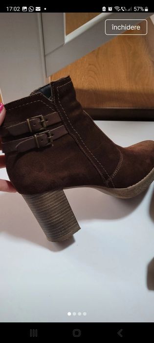 Botine din piele