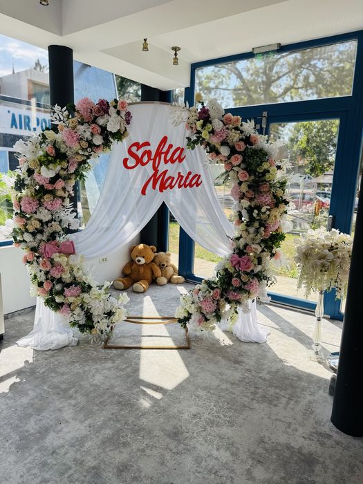 Decor evenimente /arcada baloane /arcada flori