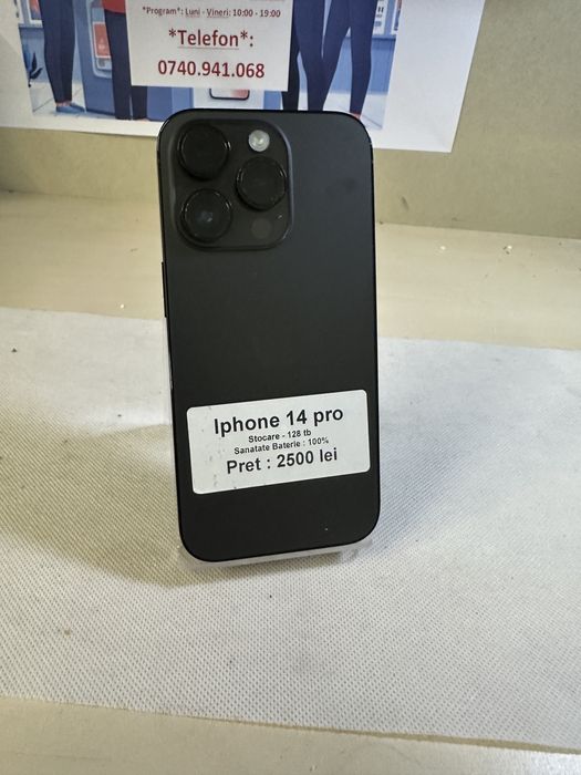 Iphone 14 pro / 100% baterie / garantie / Impecabil ca Nou