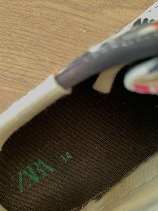 Кеды Zara для девочки 34 размер