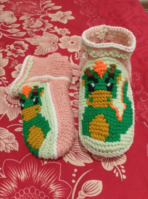 Следки-носки вязанные