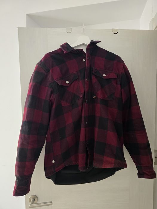 Geaca moto tip camasa Oxford