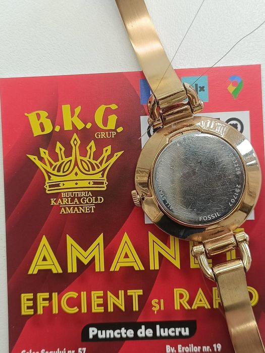 Ceas Fossil ES3226 Amanet BKG