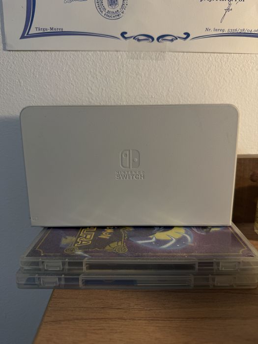 nintendo switch oled alb