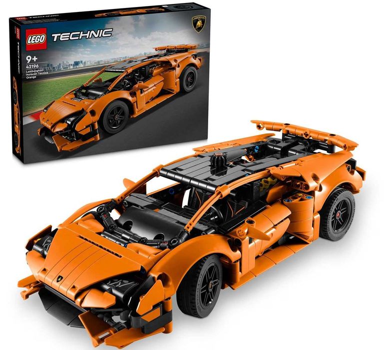 LEGO Technic - Lamborghini Huracan Tecnica portocaliu 42196, 806 piese