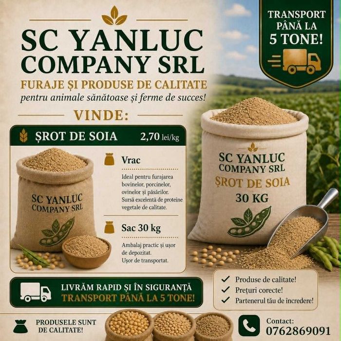 Srot de soia 44%proteina Argentina