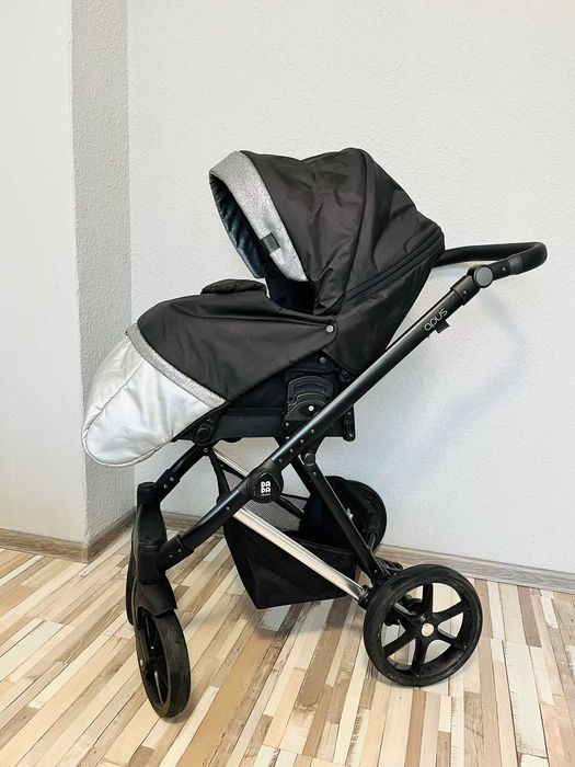 Бебешка количка DADA Paradiso APUS CHIC Silver 3в1 комплект